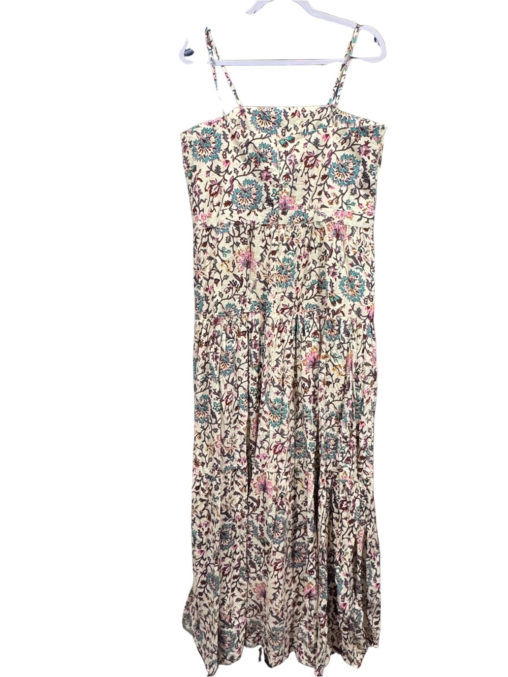 RAGA Deema NWT L Floral Tiered Maxi Dress Boho Euro Summer Resort $270 Bohemian - Picture 2 of 8